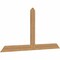 Ekena Millwork Portland Timber Gable Bracket, Western Red Cedar, 84"W x 42"H x 1 1/2"D x 5 1/2"F, 12/12 Pitch GBW084X42X0206POR00SWR - alternate 4
